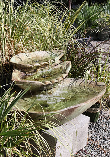 Cascading Leaf Fountain