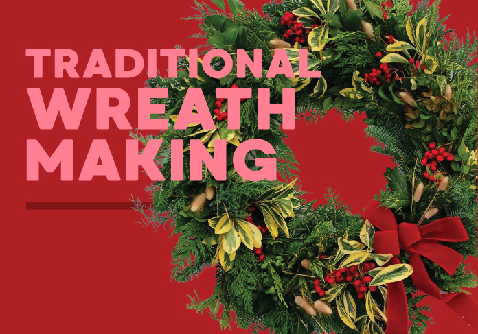 Traditional Holiday Wreathmaking Workshop at Sky Nursery